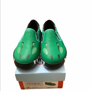 Cat & Jack Bo Dino Canvas Shoes SZ 8